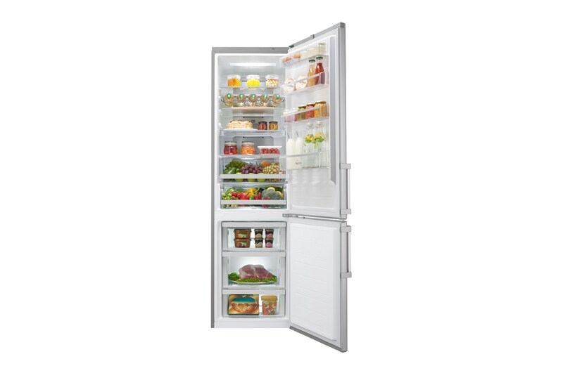 LG Centum Køle-/fryseskabe med Total No Frost, 201cm (nettovolumen 343 liter) , GBB60NSYQE