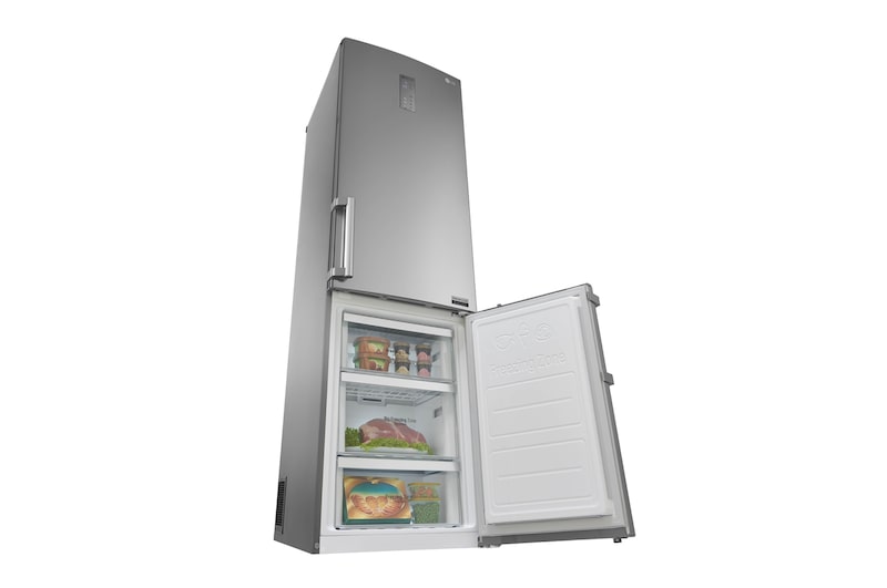 LG Centum Køle-/fryseskabe med Total No Frost, 201cm (nettovolumen 343 liter) , GBB60NSYQE