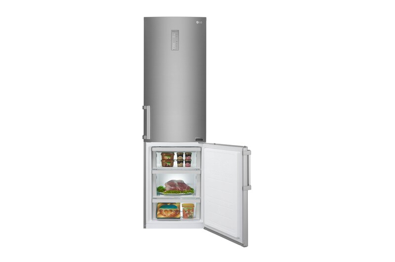 LG Centum Køle-/fryseskabe med Total No Frost, 201cm (nettovolumen 343 liter) , GBB60NSYQE