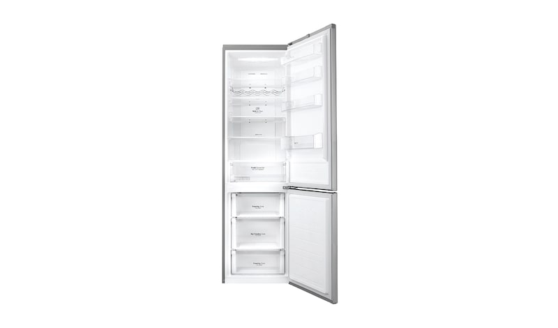 LG Ny Køle-/fryseskabe med Total No Frost, 201cm (nettovolumen 343 liter), GBB60PZDFS