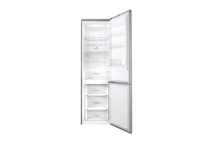 LG Ny Køle-/fryseskabe med Total No Frost, 201cm (nettovolumen 343 liter), GBB60PZDFS