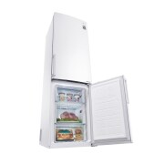 LG Ny Køle-/fryseskabe med Total No Frost, 201cm (nettovolumen 343 liter), GBB60SWSFB