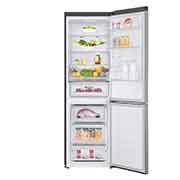 LG 1.86M 341L Kølefryseskab(Shiny Steel) - Energiklasse D, Door Cooling™ og Smart Diagnosis™ med Wi-Fi, GBB61PZFFN