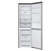 LG 1.86M 341L Kølefryseskab(Shiny Steel) - Energiklasse D, Door Cooling™ og Smart Diagnosis™ med Wi-Fi, GBB61PZFFN