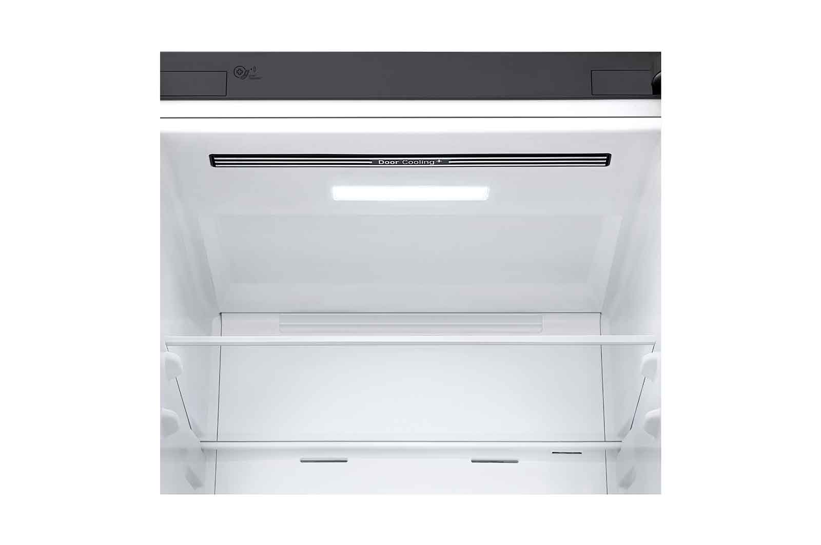 LG 1.86M 341L Kølefryseskab(Shiny Steel) - Energiklasse D, Door Cooling™ og Smart Diagnosis™ med Wi-Fi, GBB61PZFFN