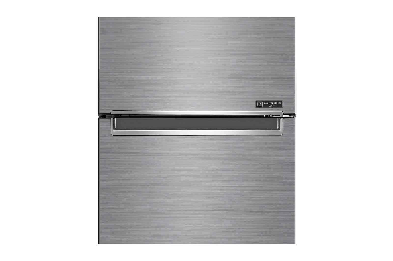 LG 1.86M 341L Kølefryseskab(Shiny Steel) - Energiklasse D, Door Cooling™ og Smart Diagnosis™ med Wi-Fi, GBB61PZFFN