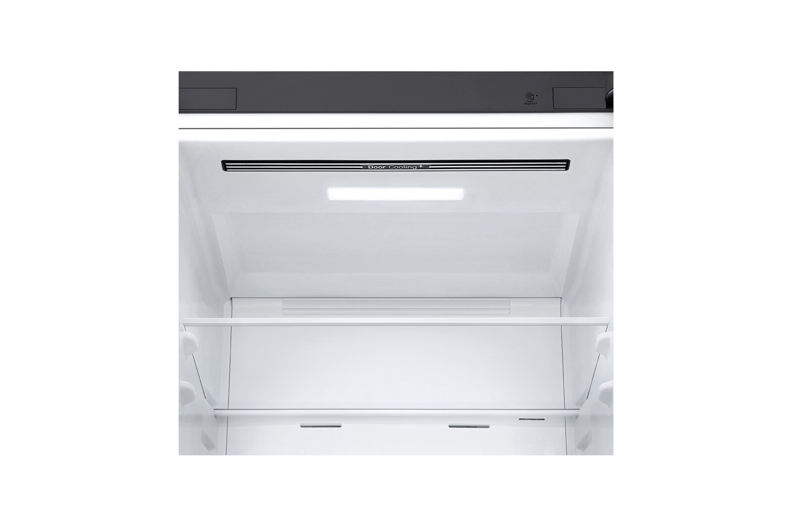 LG 1.86M 341L Kølefryseskab(Shiny Steel) - Energiklasse D, Door Cooling™ og Smart Diagnosis™ med Wi-Fi, GBB61PZFGN