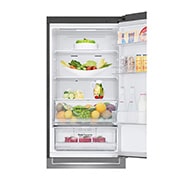 LG 1.86M 341L Kølefryseskab(Shiny Steel) - Energiklasse D, Door Cooling™ og Smart Diagnosis™ med Wi-Fi, GBB61PZFGN