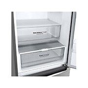 LG 1.86M 341L Kølefryseskab(Shiny Steel) - Energiklasse D, Door Cooling™ og Smart Diagnosis™ med Wi-Fi, GBB61PZFGN