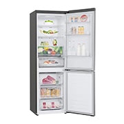 LG 1.86M 341L Kølefryseskab(Shiny Steel) - Energiklasse D, Door Cooling™ og Smart Diagnosis™ med Wi-Fi, GBB61PZFGN