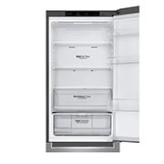 LG 1.86M 341L Kølefryseskab(Shiny Steel) - Energiklasse D, Nature Fresh, Door Cooling+™ og Smart Diagnosis™, GBB61PZGGN