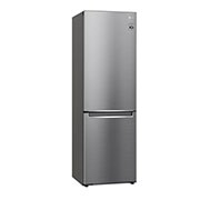 LG 1.86M 341L Kølefryseskab(Shiny Steel) - Energiklasse D, Nature Fresh, Door Cooling+™ og Smart Diagnosis™, GBB61PZGGN