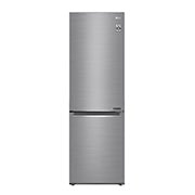 Visning forfra af 1.86M 341L Kølefryseskab(Shiny Steel) - Energiklasse E, Door Cooling™ GBB61PZJZN