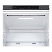LG 1.86M 341L Kølefryseskab(Shiny Steel) - Energiklasse E, DoorCooling™, GBB61PZJMN