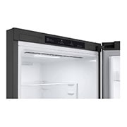 LG 1.86M 341L Kølefryseskab(Shiny Steel) - Energiklasse E, DoorCooling™, GBB61PZJMN