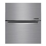 LG 1.86M 341L Kølefryseskab(Shiny Steel) - Energiklasse E, DoorCooling™, GBB61PZJMN