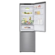 LG 1.86M 341L Kølefryseskab(Shiny Steel) - Energiklasse E, DoorCooling™, GBB61PZJMN