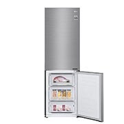 LG 1.86M 341L Kølefryseskab(Shiny Steel) - Energiklasse E, Door Cooling™, GBB61PZJZN