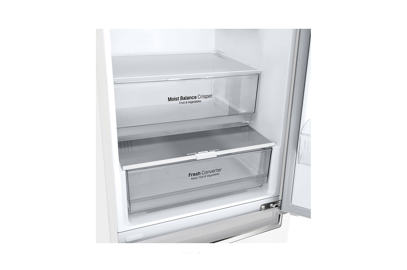 LG 1.86M 341L Kølefryseskab(Hvid) - Energiklasse D, Door Cooling™ og Smart Diagnosis™ med Wi-Fi, GBB61SWFGN