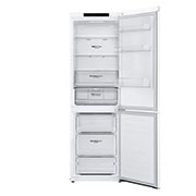 LG 1.86M 341L Kølefryseskab(Hvid) - Energiklasse D,  Nature Fresh, Door Cooling+™ og Smart Diagnosis™, GBB61SWGGN