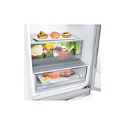 LG 1.86M 341L Kølefryseskab(Hvid - Energiklasse E, DoorCooling™, GBB61SWJMN