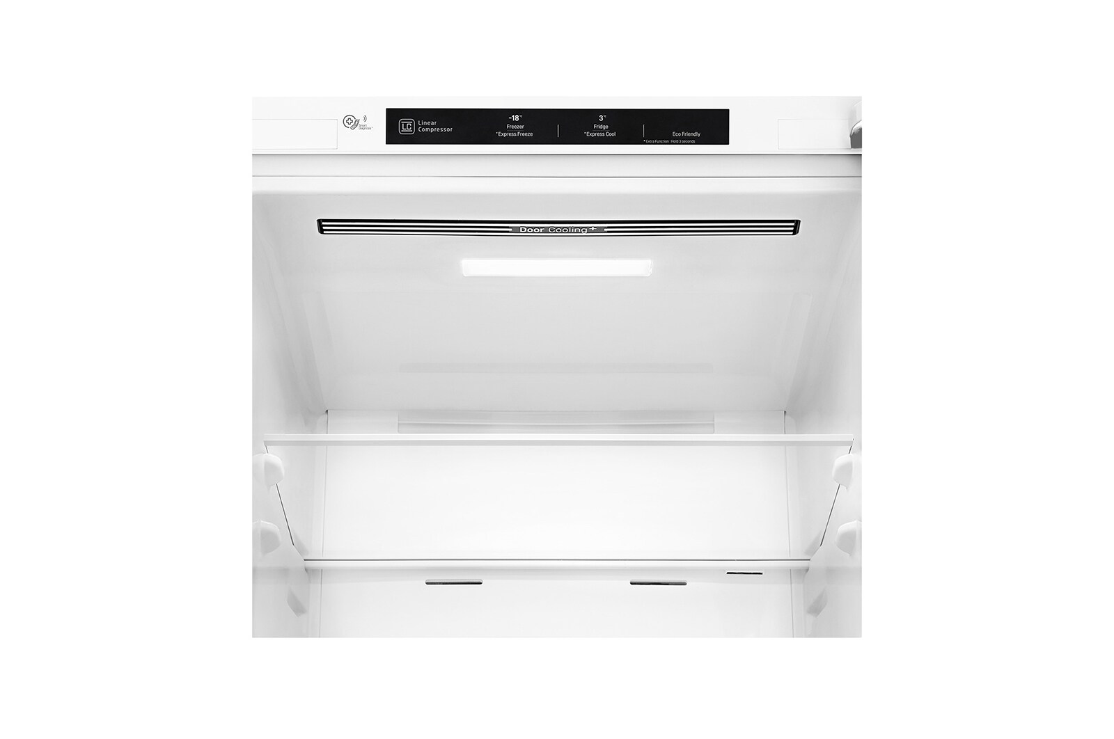 LG 1.86M 341L Kølefryseskab(Hvid) - Energiklasse E, Door Cooling™, GBB61SWJZN
