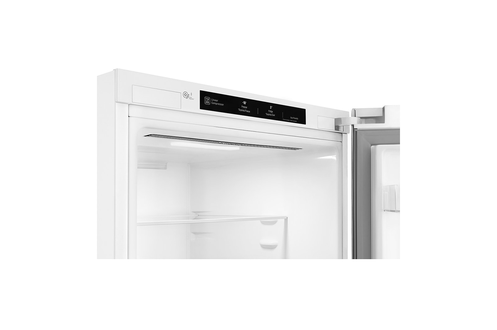 LG 1.86M 341L Kølefryseskab(Hvid) - Energiklasse E, Door Cooling™, GBB61SWJZN