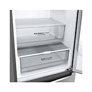 LG 2.03M 384L Kølefryseskab(Shiny Steel) - Energiklasse D, Door Cooling™ og Smart Diagnosis™ med Wi-Fi, GBB62PZFFN
