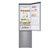 LG 2.03M 384L Kølefryseskab(Shiny Steel) - Energiklasse D, Door Cooling™ og Smart Diagnosis™ med Wi-Fi, GBB62PZFFN