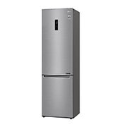 LG 2.03M 384L Kølefryseskab(Shiny Steel) - Energiklasse D, Door Cooling™ og Smart Diagnosis™ med Wi-Fi, GBB62PZFFN