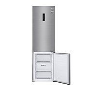 LG 2.03M 384L Kølefryseskab(Shiny Steel) - Energiklasse D, Door Cooling™ og Smart Diagnosis™ med Wi-Fi, GBB62PZFFN