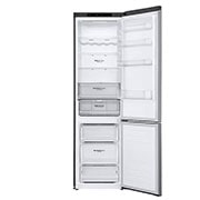 LG 2.03M 384L Kølefryseskab(Shiny Steel) - Energiklasse D, Door Cooling™ , GBB62PZGFN