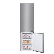 LG 2.03M 384L Kølefryseskab(Shiny Steel) - Energiklasse D, Door Cooling™ , GBB62PZGFN