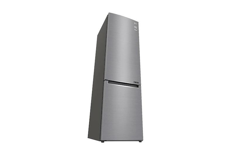 LG 2.03M 384L Kølefryseskab(Shiny Steel) - Energiklasse D, Door Cooling™ , GBB62PZGFN