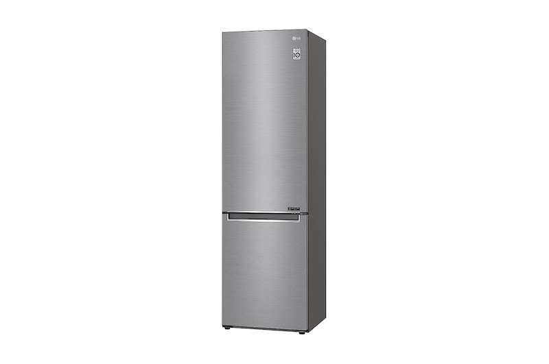 LG 2.03M 384L Kølefryseskab(Shiny Steel) - Energiklasse D, Door Cooling™ , GBB62PZGFN