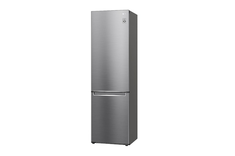 LG 2.03M 384L Kølefryseskab(Shiny Steel) - Energiklasse D, Door Cooling™ , GBB62PZGGN