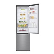 LG 2.03M 384L Kølefryseskab(Shiny Steel) - Energiklasse E, Door Cooling™ og Smart Diagnosis™ med Wi-Fi, GBB62PZHZN