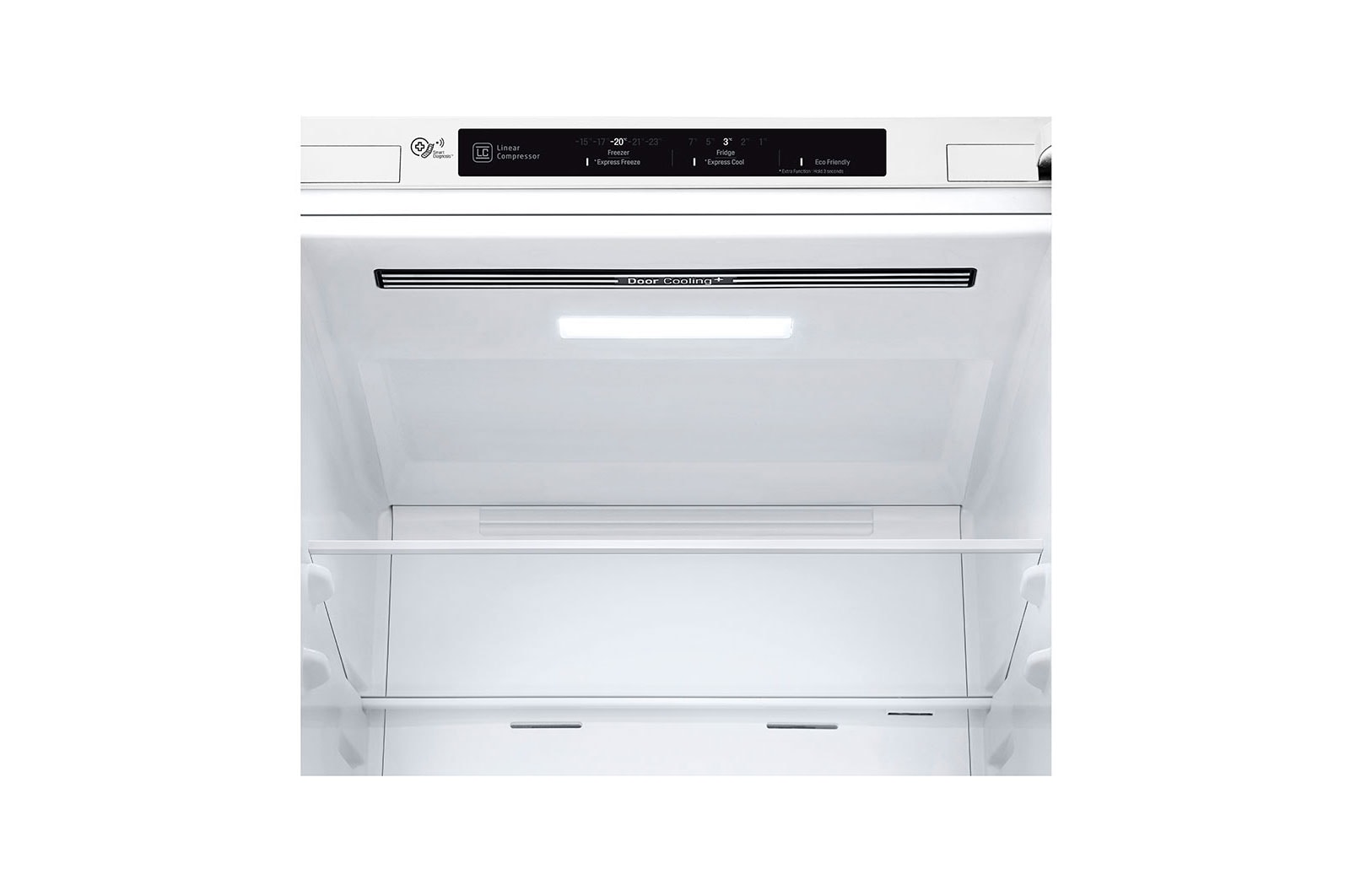LG Køle-/fryseskabe med DoorCooling+™, 203cm (nettovolumen 384 liter) , GBB62SWJZN
