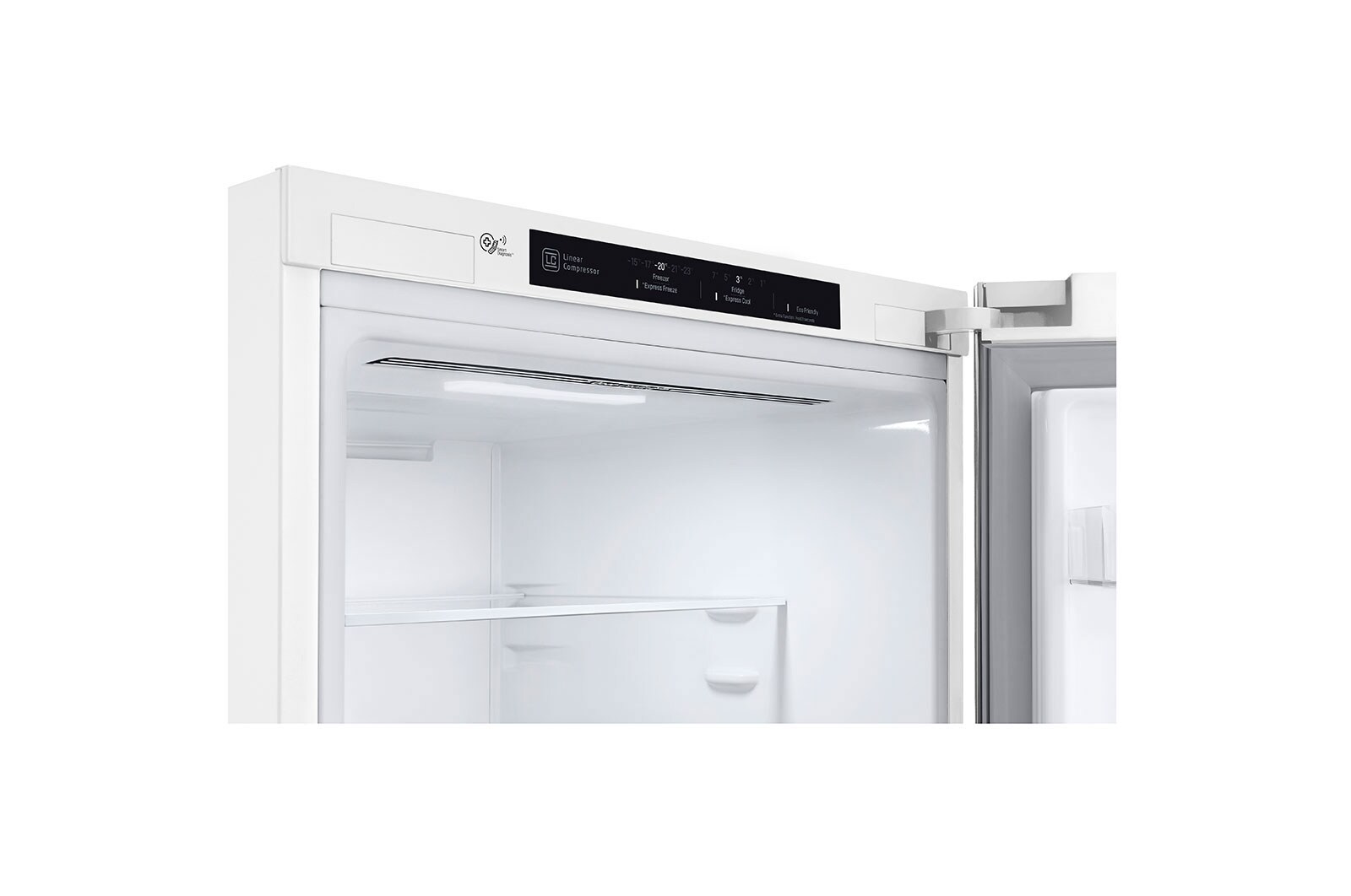 LG Køle-/fryseskabe med DoorCooling+™, 203cm (nettovolumen 384 liter) , GBB62SWJZN