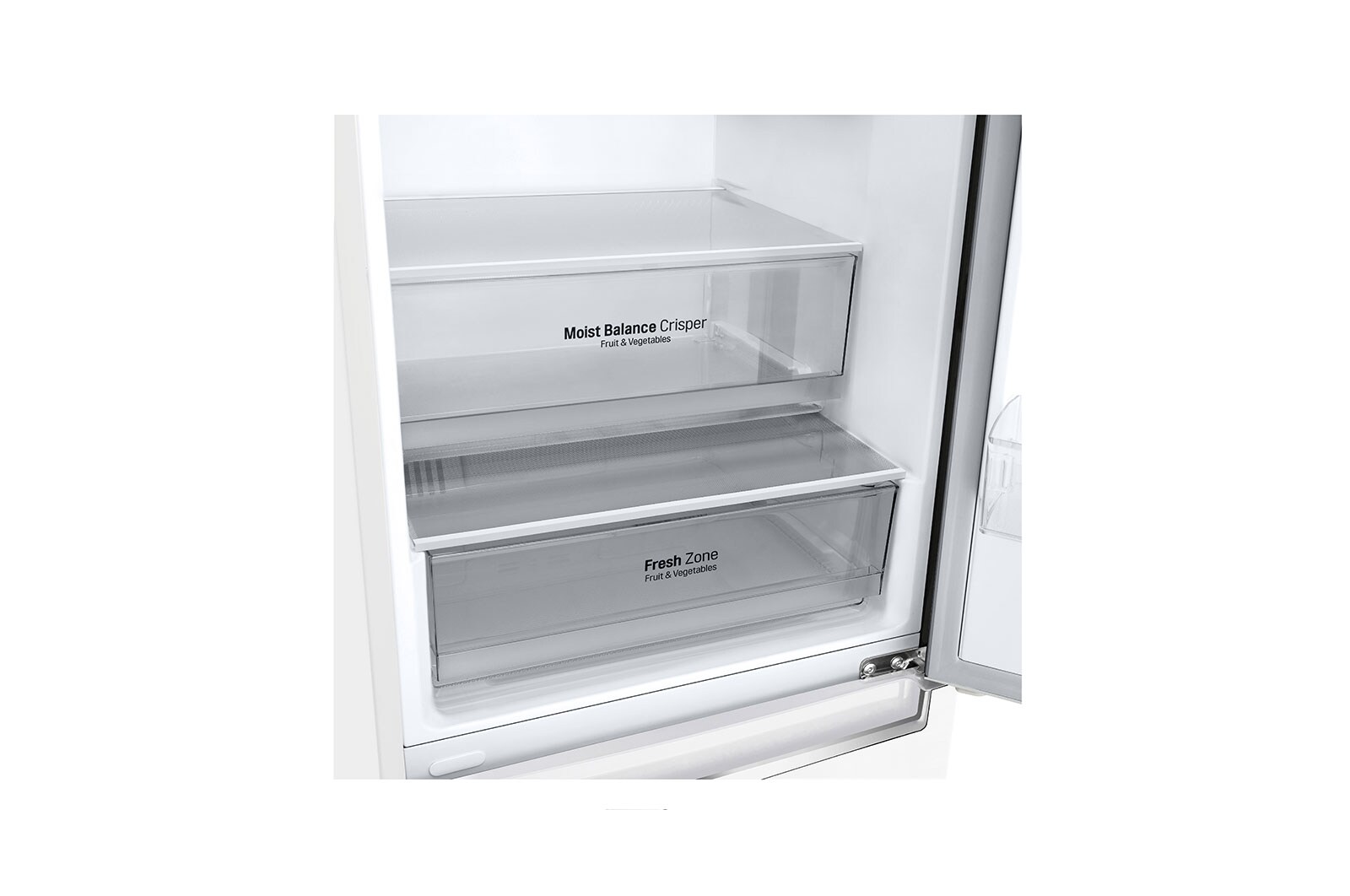 LG Køle-/fryseskabe med DoorCooling+™, 203cm (nettovolumen 384 liter) , GBB62SWJZN