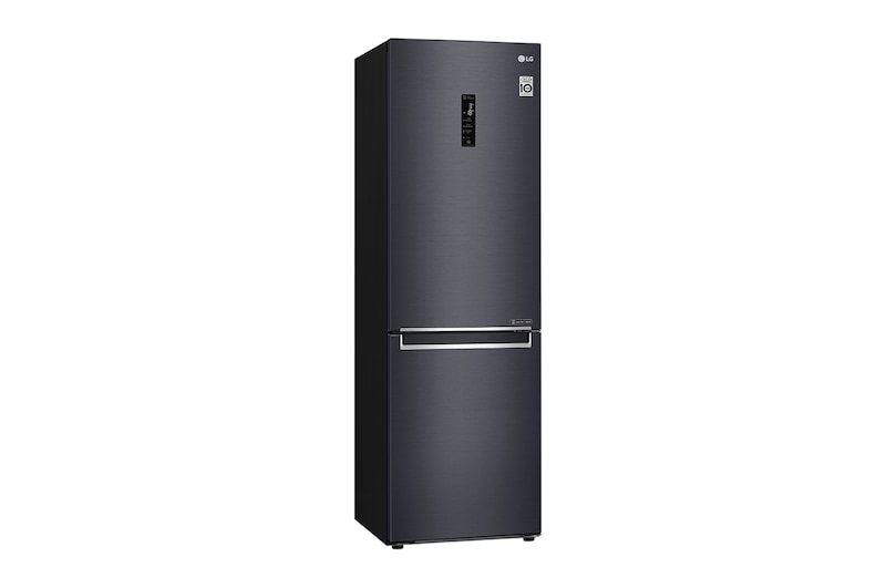 LG 1.86M 341L Kølefryseskab(Matte Black) - Energiklasse E, Door Cooling™ og Smart Diagnosis™ med Wi-Fi, GBB71MCDMN