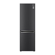 Visning forfra af 1.86M 341L Kølefryseskab(Matte Black) - Energiklasse D, Door Cooling™ GBB71MCEGN