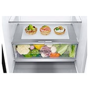 LG 1.86M 341L Kølefryseskab(Matte Black) - Energiklasse D, Door Cooling™, GBB71MCEGN