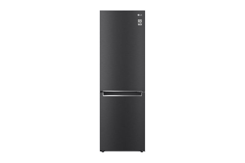 LG 1.86M 341L Kølefryseskab(Matte Black) - Energiklasse D, Door Cooling™, GBB71MCEGN