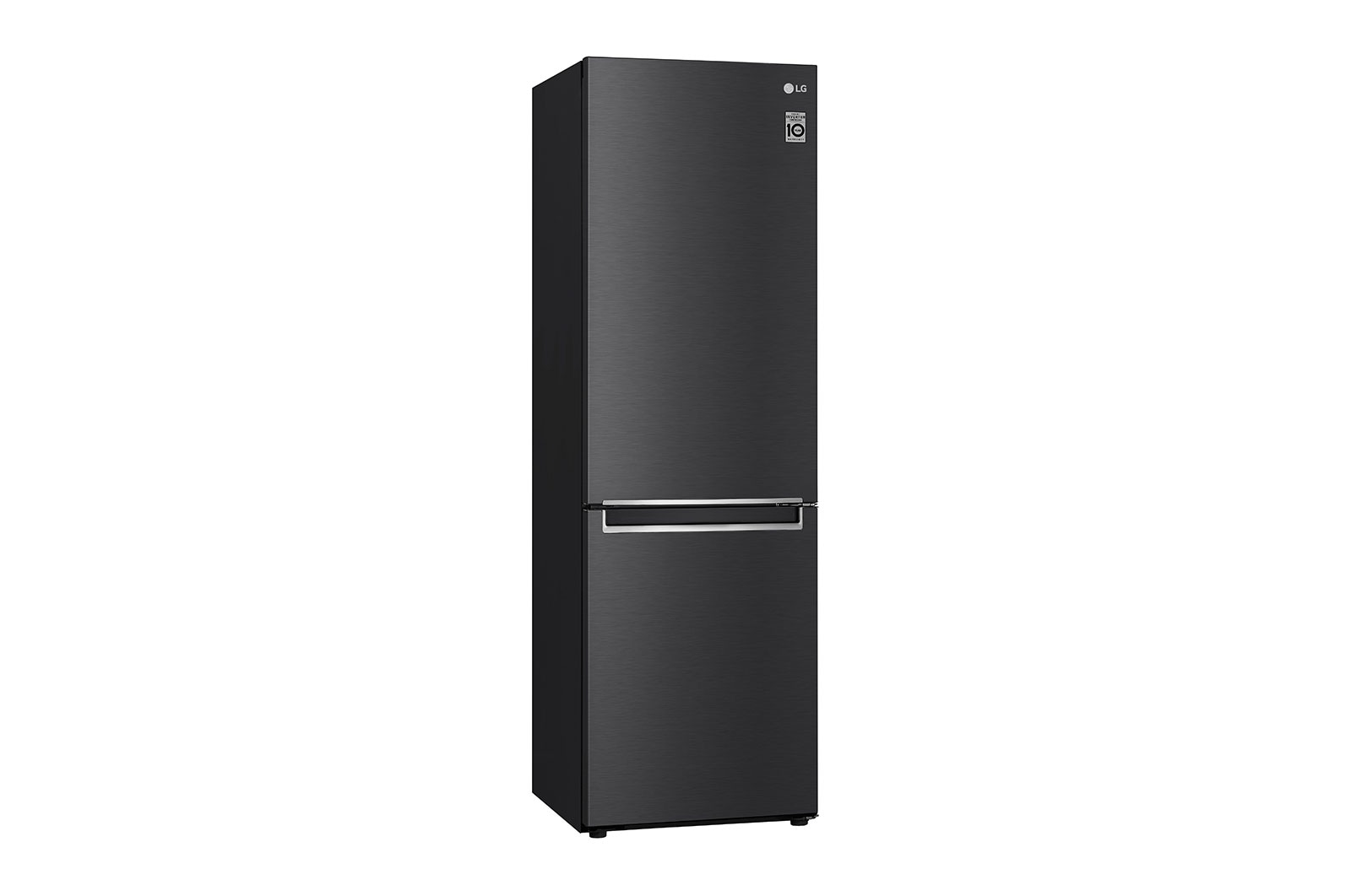LG 1.86M 341L Kølefryseskab(Matte Black) - Energiklasse D, DoorCooling™ og Smart Diagnosis™, GBB71MCVGN