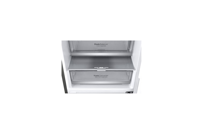 LG 1.86M 341L Kølefryseskab(Shiny Steel) - Energiklasse D, Door Cooling™ og Smart Diagnosis™ med Wi-Fi, GBB71PZDGN