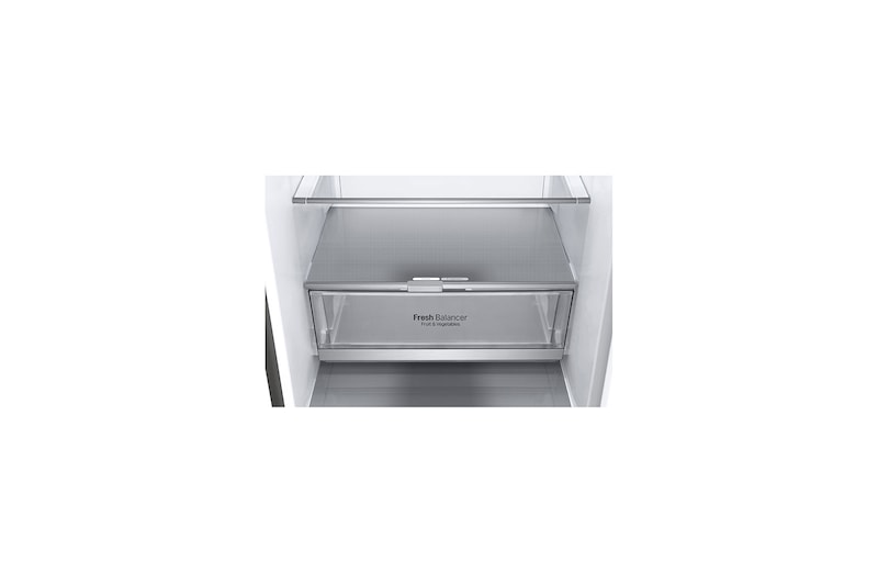 LG 1.86M 341L Kølefryseskab(Shiny Steel) - Energiklasse D, Door Cooling™ og Smart Diagnosis™ med Wi-Fi, GBB71PZDGN