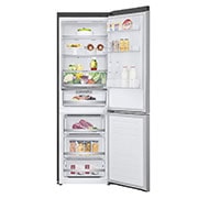 LG 1.86M 341L Kølefryseskab(Shiny Steel) - Energiklasse D, Door Cooling™ og Smart Diagnosis™ med Wi-Fi, GBB71PZDGN