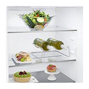 LG 1.86M 341L Kølefryseskab(Shiny Steel) - Energiklasse D, Door Cooling™ og Smart Diagnosis™ med Wi-Fi, GBB71PZDGN