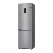 LG 1.86M 341L Kølefryseskab(Shiny Steel) - Energiklasse E, Door Cooling™ og Smart Diagnosis™ med Wi-Fi, GBB71PZDMN